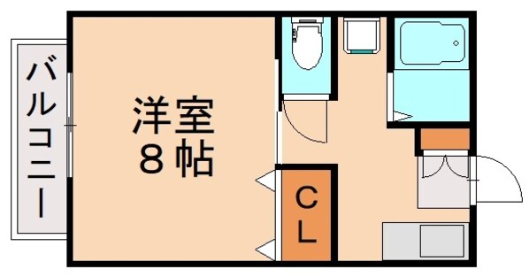 西山駅 徒歩4分 1階の物件間取画像